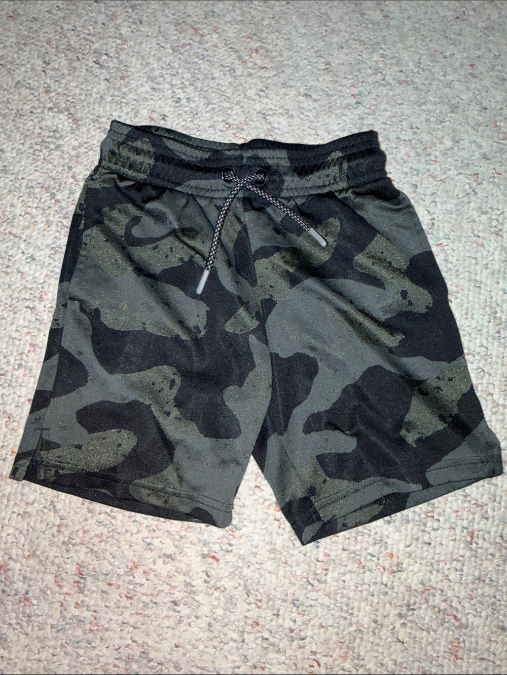 Boys Camo Drawstring Athletic Shorts - all in motion